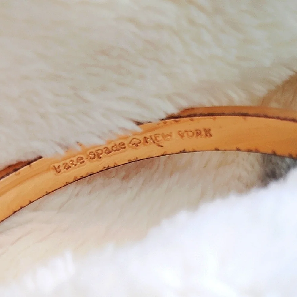 Kate Spade Gold-tone Bow Clamper Bracelet - Picture 2 of 5